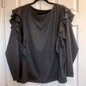 NYDJ ruffle sleeve sweater
